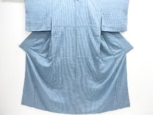 竹縞模様小紋着物